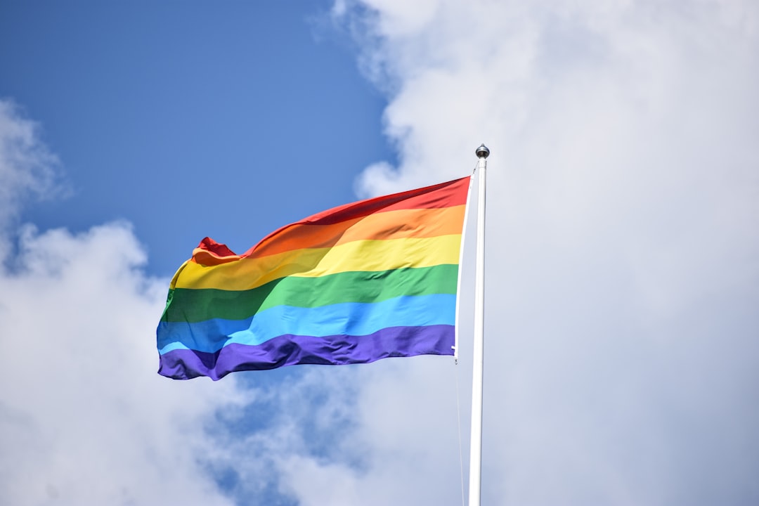 Photo Rainbow flag